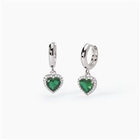 Orecchini Mabina Donna LOVE AFFAIR in Argento Zircone 563651 - 563651